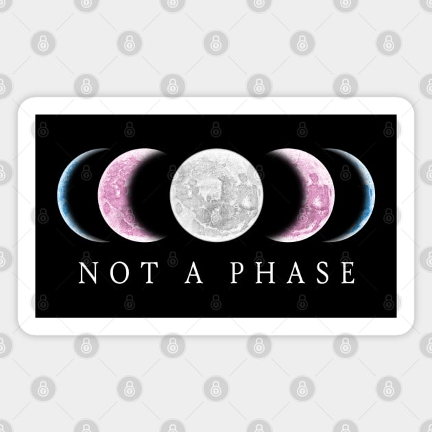 Not A Phase Transgender Pride Magnet by PrideMarks